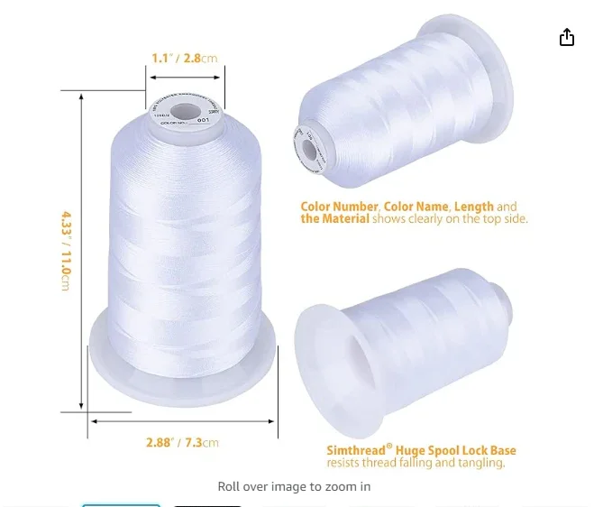 Polyester Thread [F-J] / Dozen - Image 3