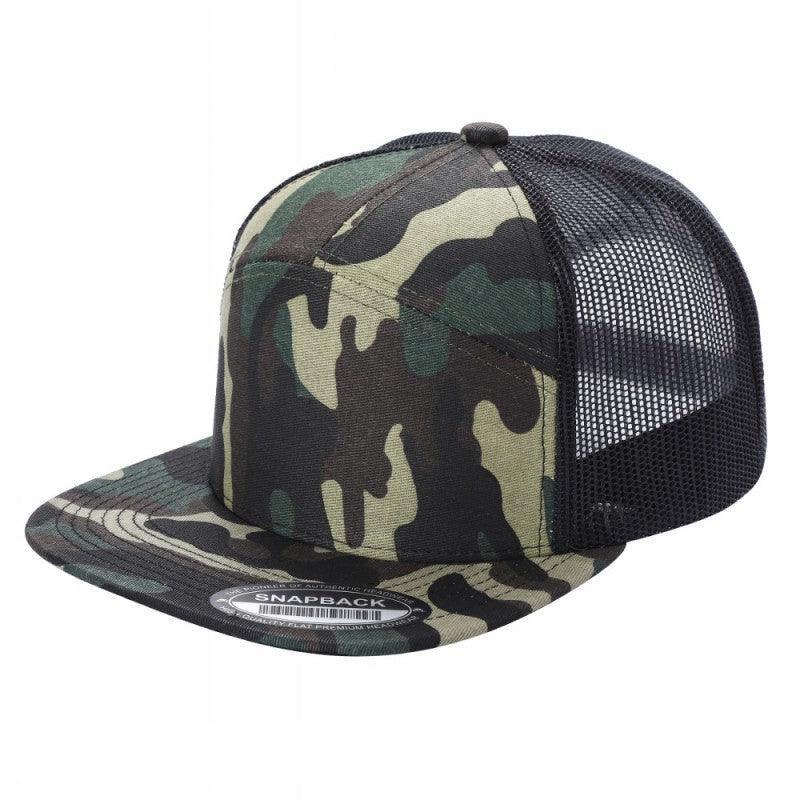 7FTM - 7 Panel Flat Bill Trucker Cap - Image 19