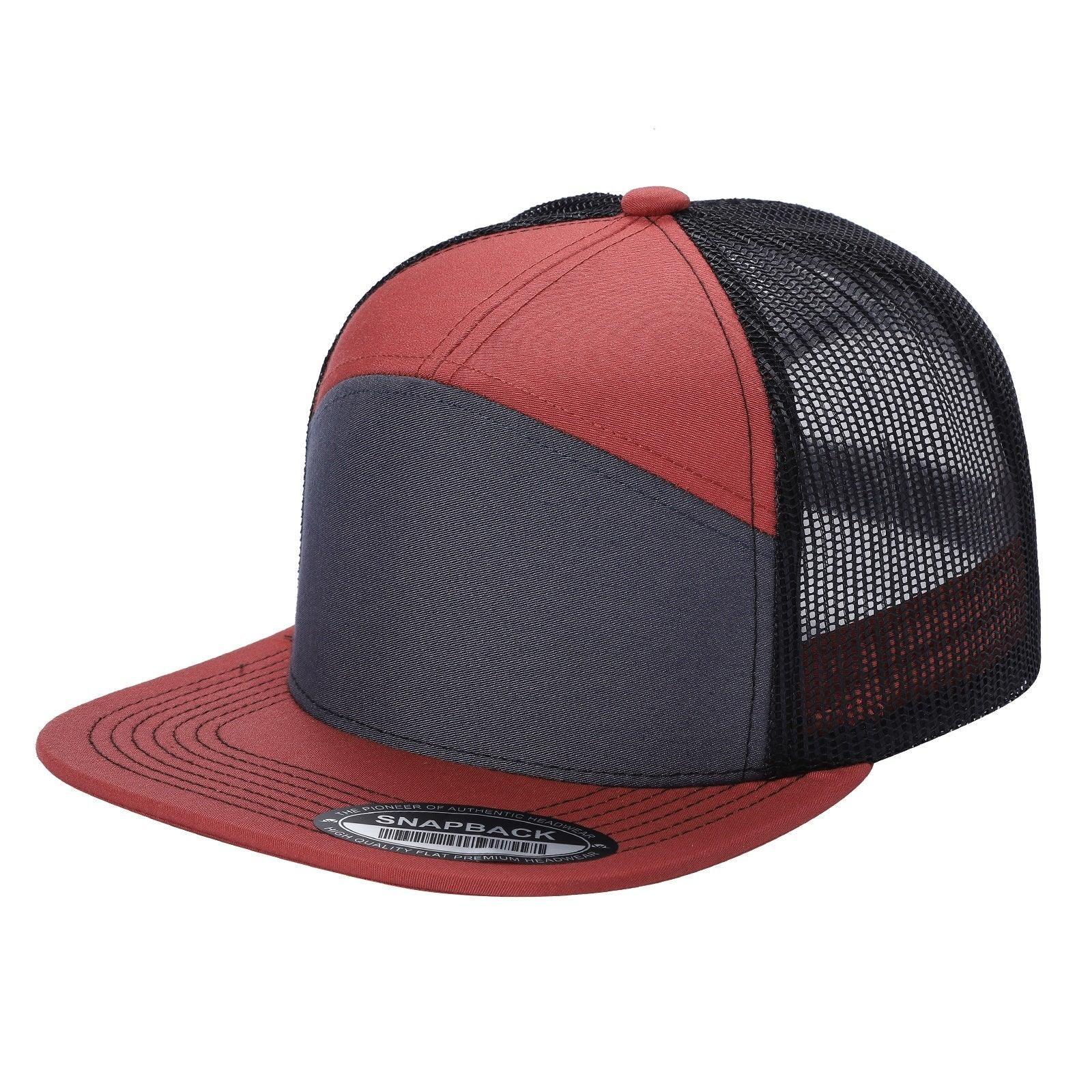 7FTM - 7 Panel Flat Bill Trucker Cap - Image 48